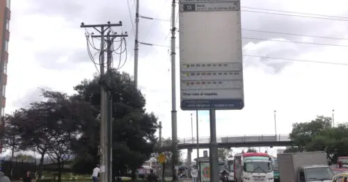 PARADERO SITP CIUDAD SALITRE SURORIENTAL  128A06 BOGOTÁ